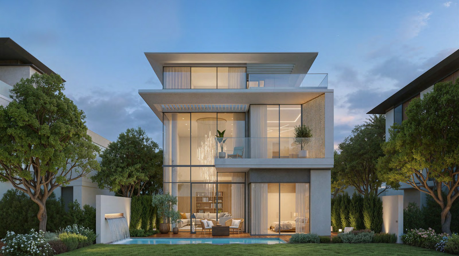 4-bedroom villa exterior rendering